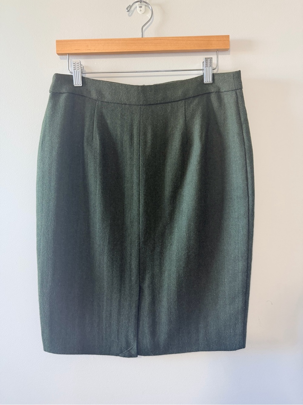 Outback Red Dark Green Tailored Pencil Skirt